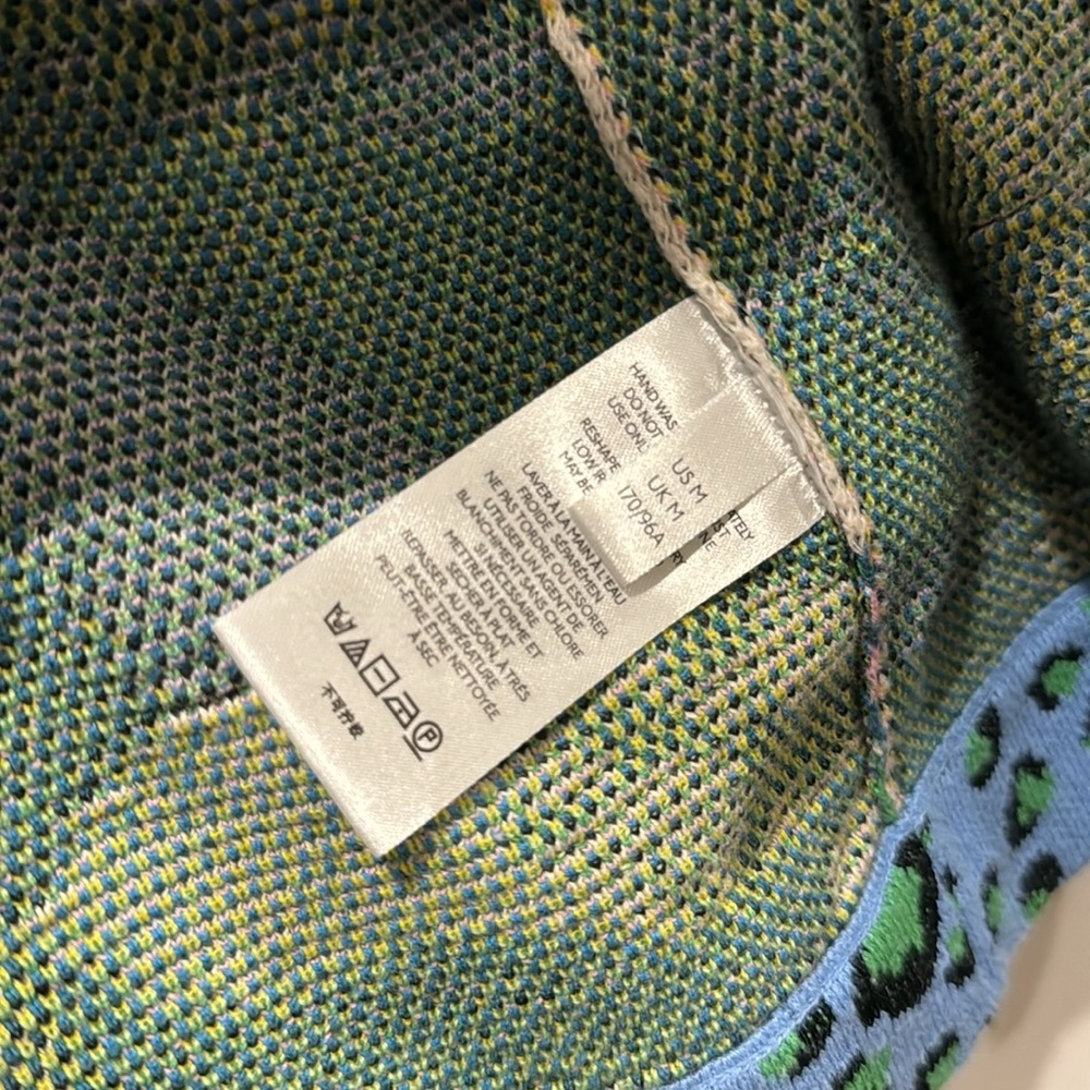Maeve Savannah Contrast Cardigan Sweater size medium floral leopard - Picture 4 of 7